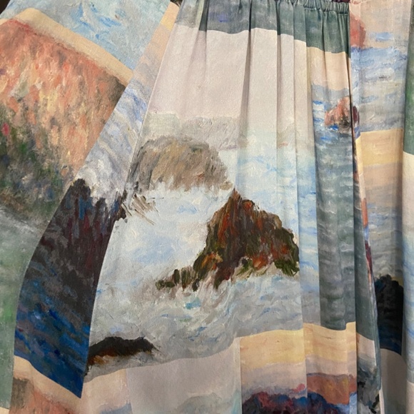 Anthropologie Silk Mini Dress - Picture 2 of 3